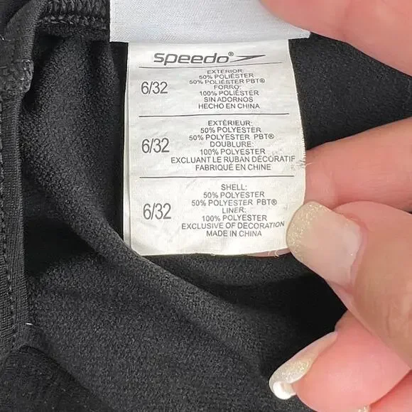 Women's Speedo Endurance Super Proback Solid One piece Black Swimsuit 6 / 32 - Picture 5 of 11